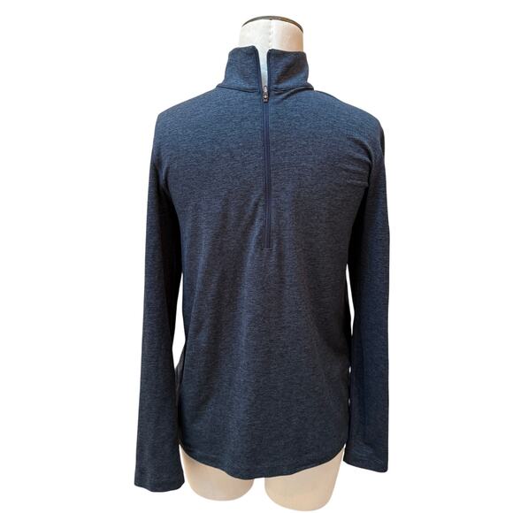 Vuori Men's Ease Performance Half Zip 2.0 Dark Blue Small - Picture 3 of 3